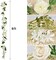 Artificial Peony Flower Garland - 6ft Silk Peony White Flower Garland for Wedding Party Table Decoration (White)